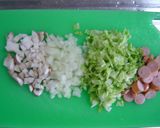 簡単♪主婦ランチ☆焼肉のたれチャーハン作り方1写真