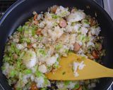 簡単♪主婦ランチ☆焼肉のたれチャーハン作り方2写真