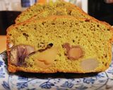 100均甘栗と甘納豆でこんがり抹茶ケーキ作り方10写真