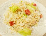 香味ペーストで簡単レタスチャーハン!作り方5写真