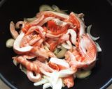簡単☆スナップエンドウと鮭の蒸し炒め作り方5写真