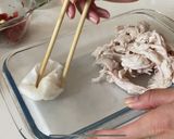 大葉＆チーズ入り♪梅マヨささみ春巻作り方2写真