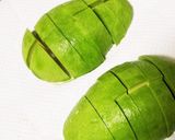 ずぼらなアボカドの切り方w作り方3写真