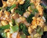 卵と青梗菜の黒酢あん作り方4写真