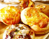 朝食ランチ♪簡単成形ウインナーロールパン作り方25写真