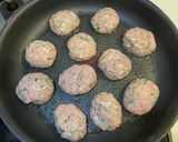 お弁当に☆ネギ味噌大葉ハンバーグ♪作り方4写真