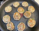 お弁当に☆ネギ味噌大葉ハンバーグ♪作り方5写真