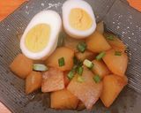 レンジ加熱で時短☆トロトロ大根と卵の煮物作り方7写真