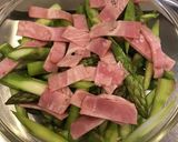 レンジで簡単　アスパラとクリチの和え物作り方3写真