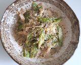 じゃこチーズ☆アスパラと舞茸のクリーム煮作り方11写真