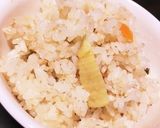 ［白だし使用］簡単タケノコご飯作り方4写真