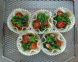 餃子の皮で簡単☆菜の花キッシュ。作り方7写真