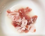 オイスター麺つゆ炒味豚こま大根青椒肉絲風作り方1写真