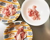 オイスター麺つゆ炒味豚こま大根青椒肉絲風作り方2写真