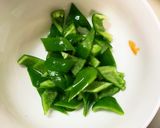 オイスター麺つゆ炒味豚こま大根青椒肉絲風作り方5写真