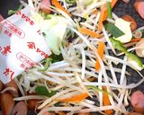 簡単★大葉香るチーズ焼きそば★ランチに作り方3写真