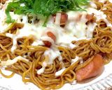 簡単★大葉香るチーズ焼きそば★ランチに作り方11写真