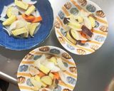 根菜ブロッコリー和ドレ炒め味温野菜サラダ作り方6写真