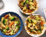 根菜ブロッコリー和ドレ炒め味温野菜サラダ作り方14写真