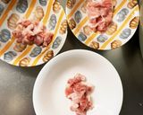 レンジ豚こまピリ辛ネギ味麻婆豆腐&茄子作り方7写真