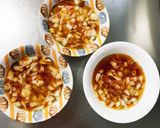 レンジ豚こまピリ辛ネギ味麻婆豆腐&茄子作り方10写真