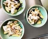 レンジ豚こまピリ辛ネギ味麻婆豆腐&茄子作り方11写真