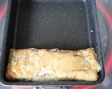 朝昼夕♪土筆入り春のだし巻卵★厚焼卵作り方4写真