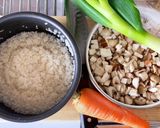 香味ペーストで炊き込みチャーハン作り方1写真