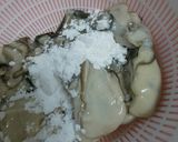 牡蠣のガーリックバターソテー作り方1写真