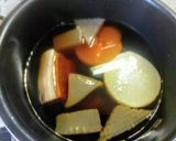 大根と豚肩ロースの 飴色煮込み作り方2写真