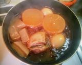 大根と豚肩ロースの 飴色煮込み作り方9写真