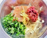 ふわふわ♡梅しそ豆腐団子おろしスープ♡作り方7写真