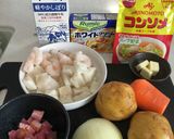 ホワイトソースの素☆簡単クラムチャウダー作り方1写真