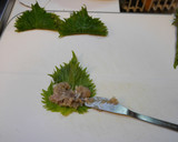 アジ・イワシのつみれの大葉包み揚げ作り方9写真