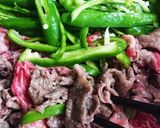 ピーマンと牛肉、生椎茸のチンジャオロース作り方5写真