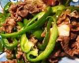 ピーマンと牛肉、生椎茸のチンジャオロース作り方8写真