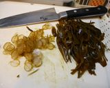 生ワカメ（旬）を茹でて★ポン酢でいただく作り方3写真