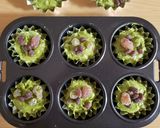 甘納豆de簡単本格♪抹茶マフィン作り方4写真