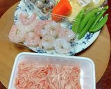 油揚げのふくろ煮(海老、うずら卵を入れ)作り方1写真