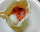 油揚げのふくろ煮(海老、うずら卵を入れ)作り方5写真