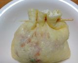 油揚げのふくろ煮(海老、うずら卵を入れ)作り方6写真