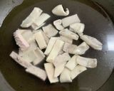 牛ハツモト塩炒め&刺し(ピリ辛酢味噌)作り方5写真
