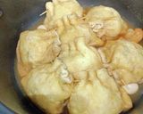 油揚げのふくろ煮(海老、うずら卵を入れ)作り方10写真
