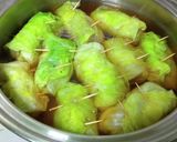 簡単！ロールキャベツ ☆和風☆白だし作り方3写真