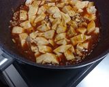 麻婆豆腐　豆腐2丁辛め作り方5写真