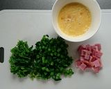 菜の花の簡単洋風混ぜご飯。作り方2写真