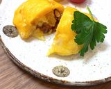 くるみとチーズの卵焼き（オムレツ）レンジ作り方28写真