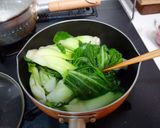 青梗菜のオリーブオイル蒸し作り方6写真