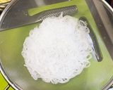 白ネギ鳥もも肉とマロニーの照り焼き作り方6写真