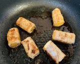 ダイエット美容♡厚揚げと豚肉の塩山椒焼き作り方5写真